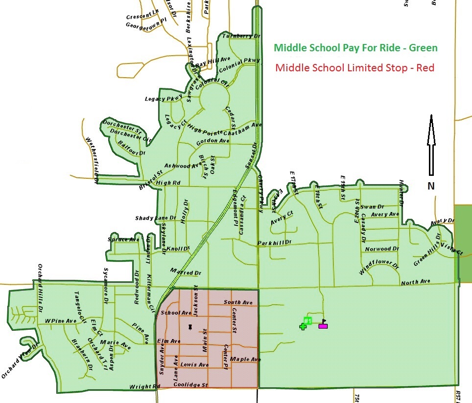 Middle School Pay for Ride W No Ride Zone – Norwalk Community School ...