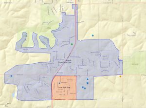 OV 2 mile Zone map